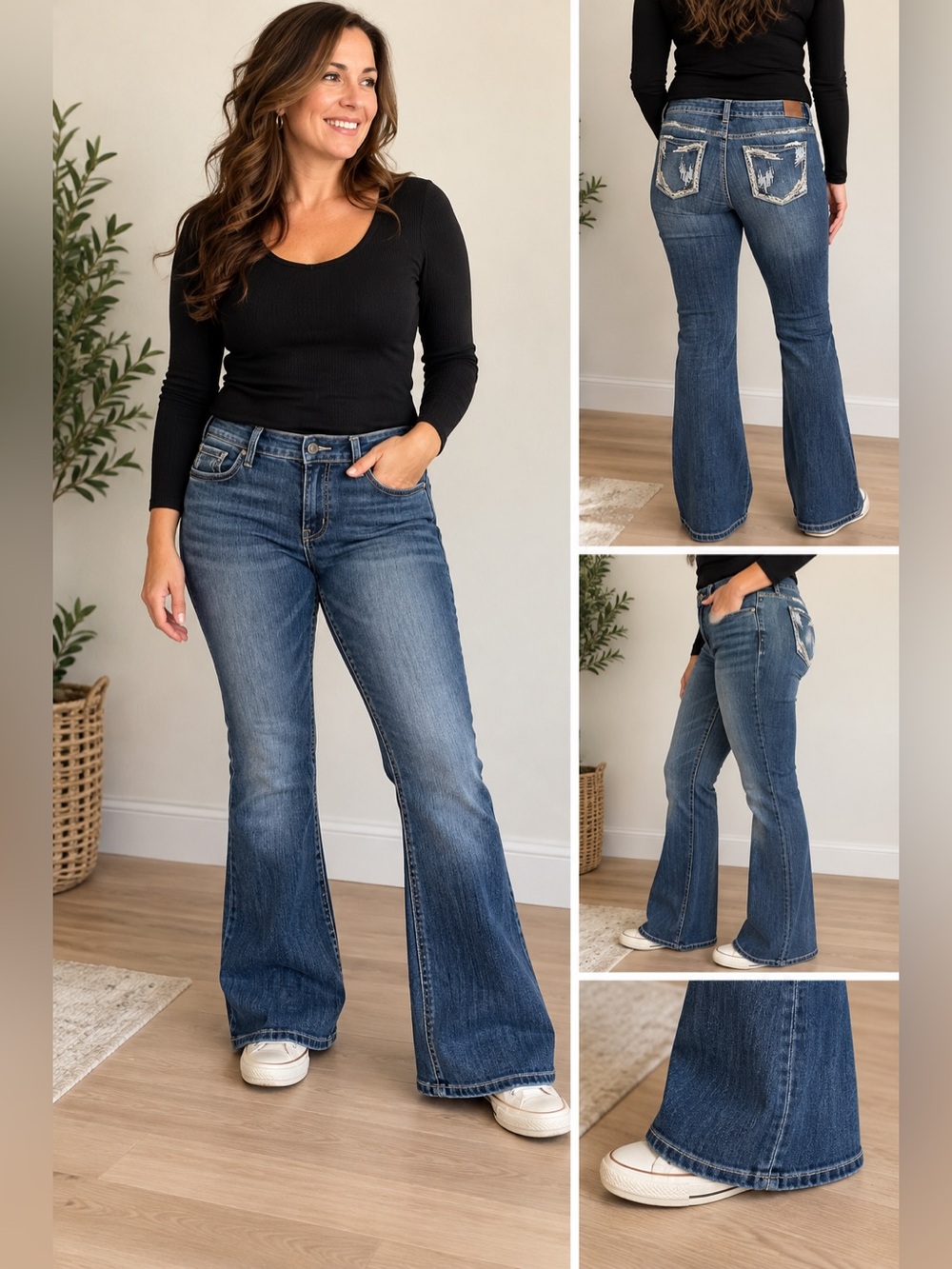 Maurices Blue Women's Flare Jeans